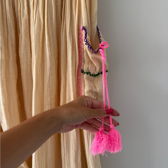 FREE PEOPLE Island Time Embroidered Skirt S - Picture 7 of 8